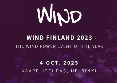 Our team will be attending Wind Finland 2023 in Helsinki on October 4.

We look forward to connecting with you!

windfinland.fi

#WPO #event #WindFinland #Helsinki