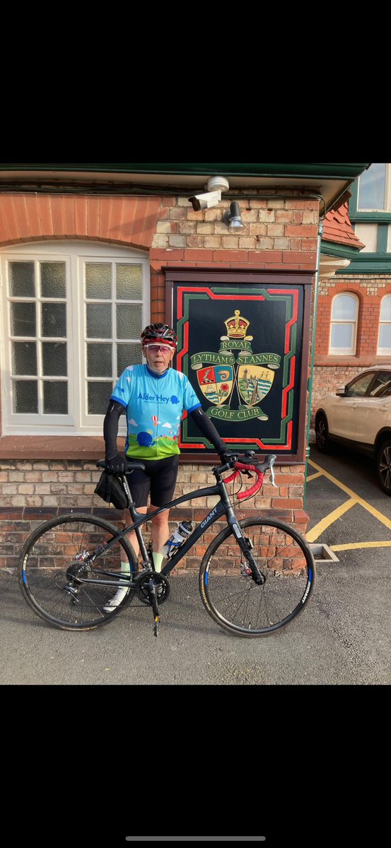 • 10 days
• 14 Open Venues
• 6 punctures
• 2 bikes

Club Secretary Stephen Anthony has now completed his 900 mile cycle for charity with visits to <a href="/RLGCHoylake/">Royal Liverpool Golf Club</a>, <a href="/royalbirkdale/">Royal Birkdale Golf Club</a> and <a href="/RoyalLythamGolf/">Royal Lytham Golf Club</a>. 👏