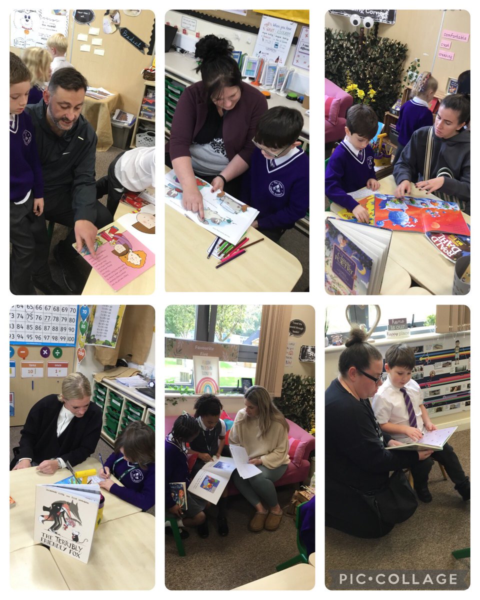 TheTrinityL5's tweet photo. KS1 had a lovely morning welcoming their families to our โCome and Readโ session today with their children. The children really enjoyed showing off their reading skills as they read to their parents. ๐ #trinityreading @StJosephCMAT https://t.co/l5JRlq6bx2