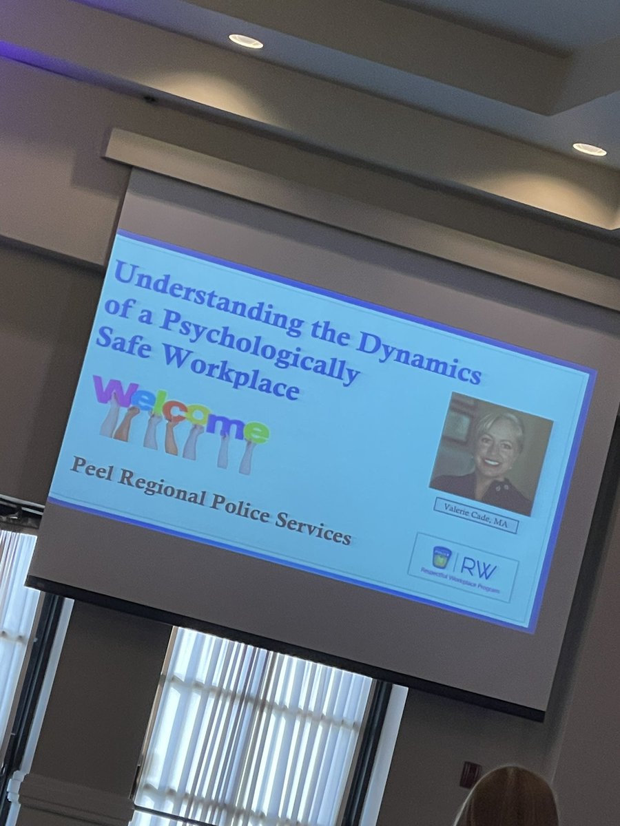 Clumsygirl71's tweet photo. Respectful Workplace Symposium.
Valerie Cade, Workplace Bullying Expert & Best Selling Author, ‘Bully Free at Work’
#PRPExpectRespect @PeelPolice https://t.co/zeZe3cfI7o