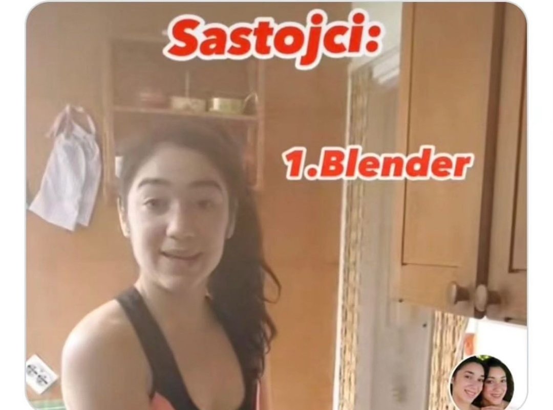 Najviše volim kolač od blendera ♥️