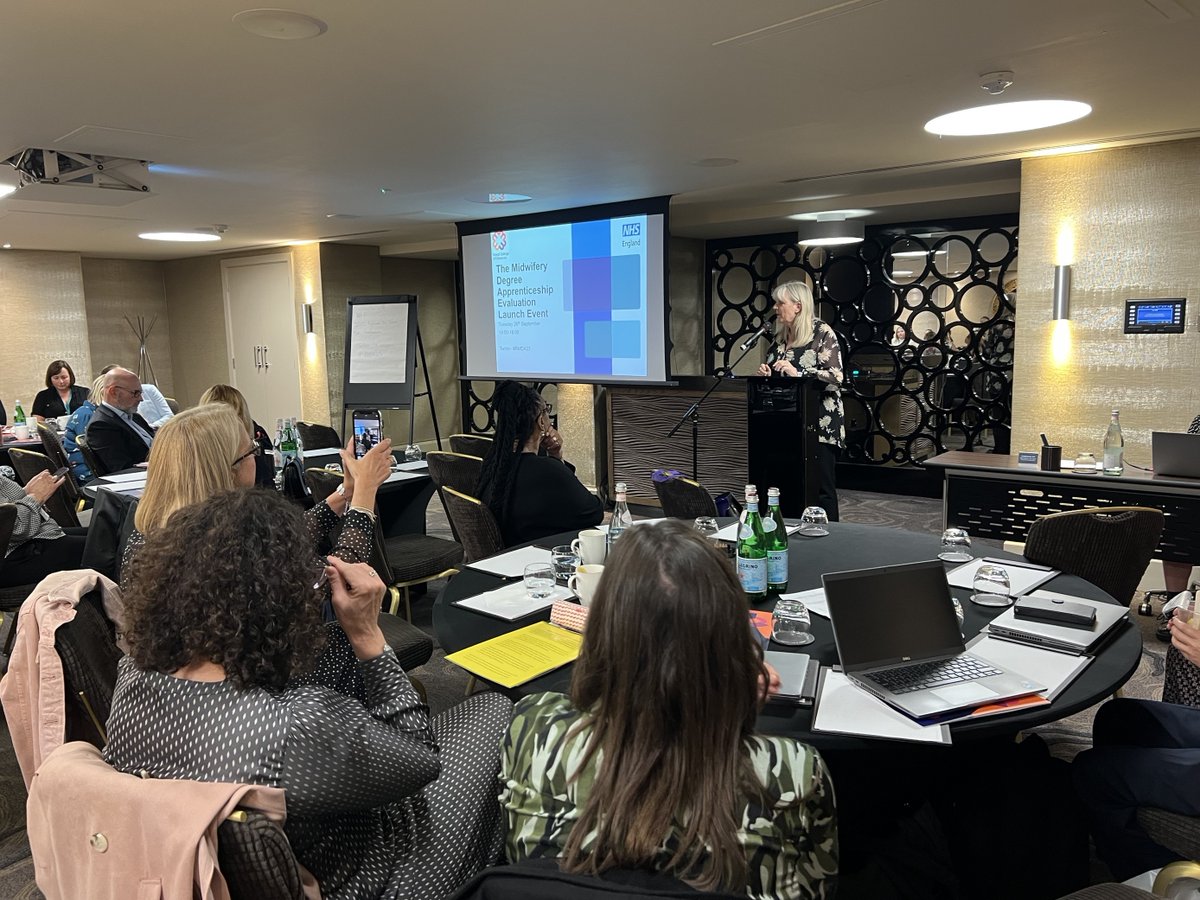 Our Registered Midwife Degree Apprenticeship evaluation report, jointly commissioned with <a href="/MidwivesRCM/">Royal College of Midwives 💙</a> is being launched today
It says the RMDA offers sustainable means of boosting workforce capacity 
To discuss the report and event use #RMDA23
orlo.uk/Jq46U