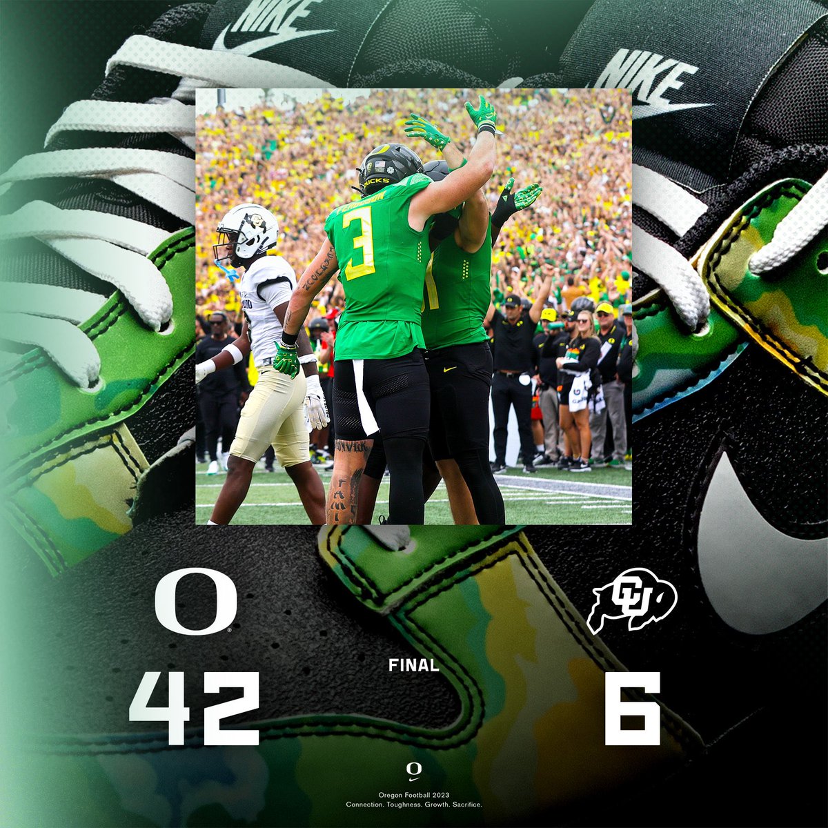 JonHelmkamp's tweet photo. Before and after. #RespectTheO #GoDucks https://t.co/DK7fe6K01P https://t.co/0jIrWkyiUV