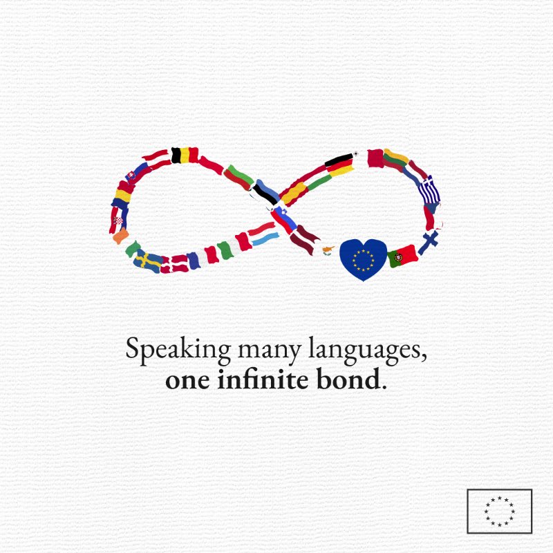 Anna_Erra's tweet photo. Fem més ampli i divers aquest llaç de llengües de la Unió Europea. 

Que el català esdevingui oficial és fer valer un dels valors fundacionals de la Unió com és el respecte per la diversitat cultural, defensar els drets lingüístics de 10 milions de ciutadans i enfortir Europa. https://t.co/9GXu9wd6oi
