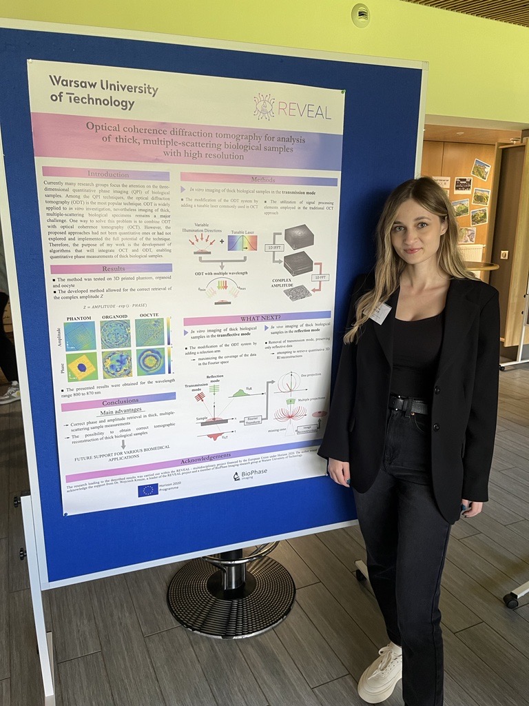 Martyna Mazur from our #BioPhase group participates in Waves in Complex Media School in #LesHouches organized by <a href="/sfoptique/">SFO</a>. There she took the opportunity to present the research she is conducting within <a href="/REVEAL_H2020/">REVEAL</a>!