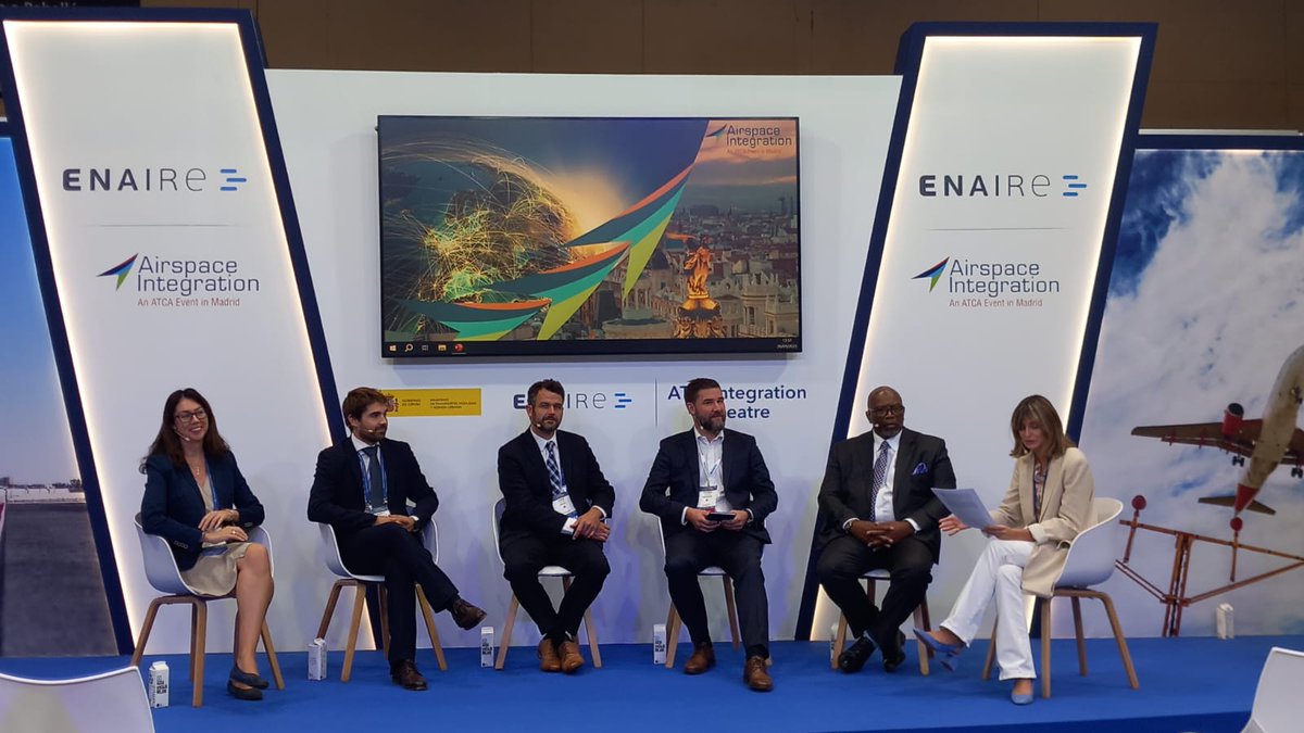 Gina participa en el panel sobre ATM Automation <a href="/AirspaceWeek/">Airspace Integration Week Madrid</a>