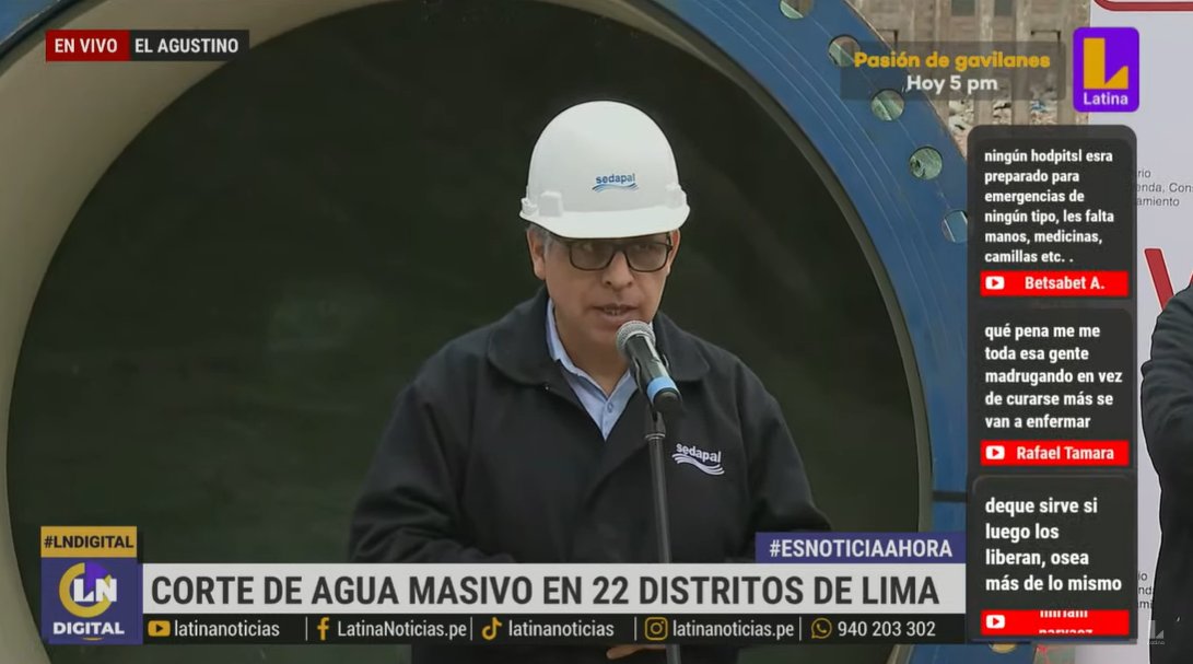 CatalinaQuinto_'s tweet image. #LoÚltimo 

Villa María del Triunfo, Villa El Salvador, Chorrillos y San Juan de Miraflores:  Los distritos más afectados por el corte de agua de #Sedapal