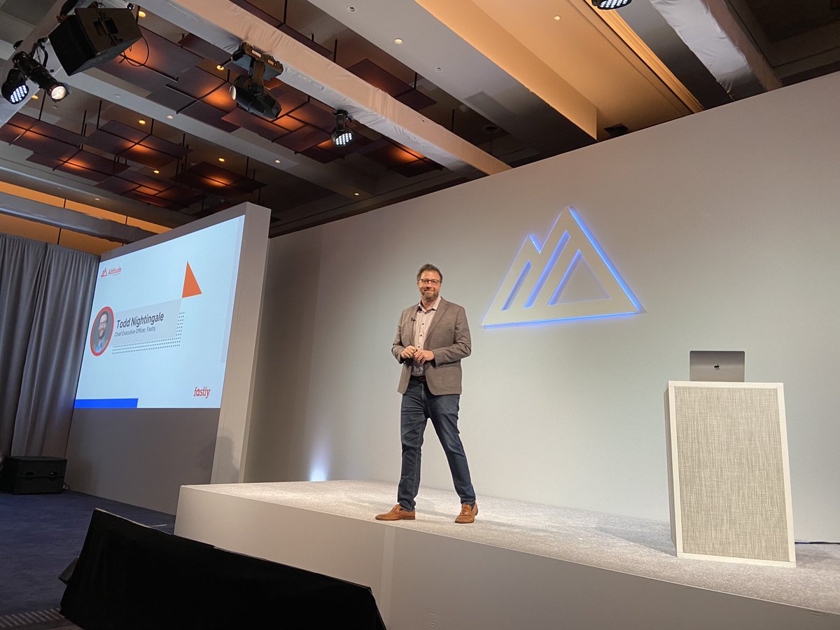 Todd Nightingale, CEO Fastly, kicks off @Fastly  #altitude2023 event, here in New York this morning: “ Our mission is to make the Internet a better place; making it fast, safe and engaging and delivering without compromise!”