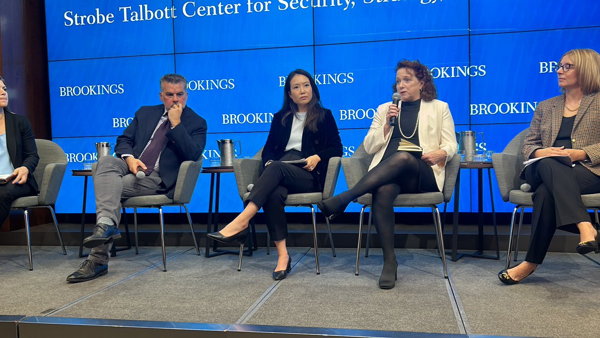 amcdims's tweet photo. Terrific lineup of @BrookingsFP allstars as the 2023 #KnightForum kicks off. Don’t miss it! Streaming live online: https://t.co/Fe8zlqXMF8 https://t.co/L13z3P670t
