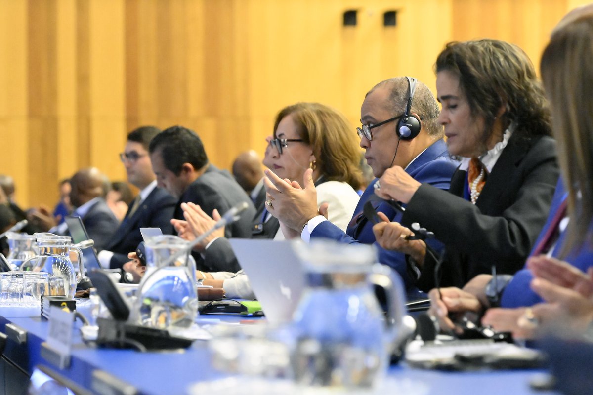 AntonioAlmonteR's tweet photo. ⚛️ RD avanza en una agenda común con la @iaeaorg: medicina nuclear, estudios ambientales, aplicaciones agropecuarias, planificación energética...

🌐 La #IAEAGC fomenta el intercambio de conocimientos y experiencias entre los representantes de los 177 Estados Miembros. https://t.co/QmGZoqDBX5