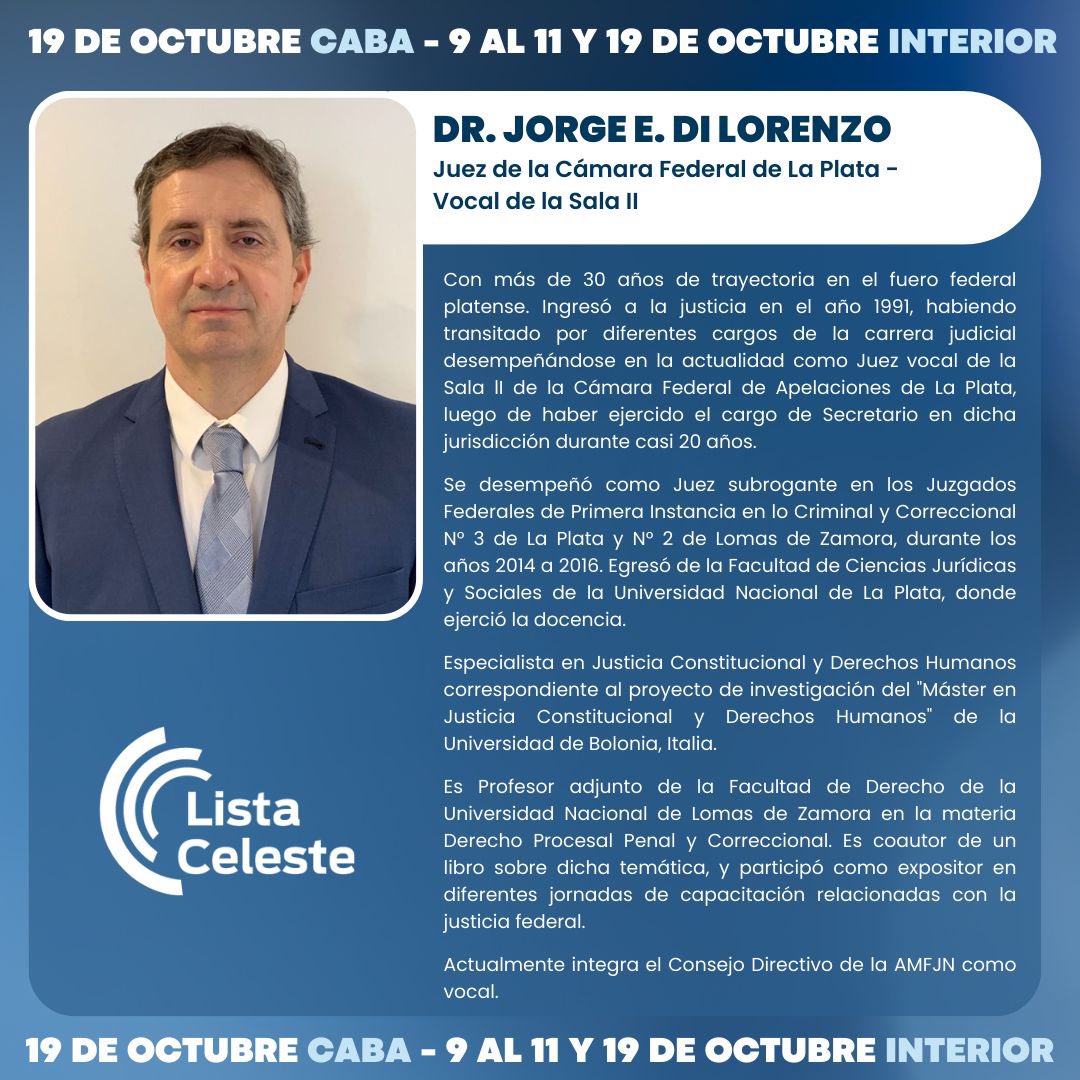 LACELESTEok's tweet photo. 👉🏼Les presentamos a nuestras/os candidatas y candidatos para la @amfjn 👈🏼

🗓️ 19 DE OCTUBRE CABA 
9 AL 11 y 19 DE OCTUBRE INTERIOR https://t.co/tOMnXeOZcn