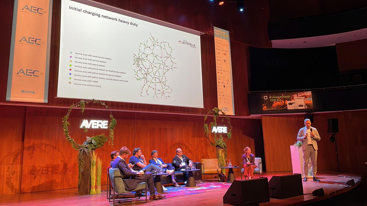 AVERE_EU's tweet image. The electrification of heavy-duty vehicles is a key step in decarbonising European road transport.

Our panellists at AEC&apos;s dedicated session are discussing how to #JoinForcesfor2035 and ensure this process can deliver the best results.