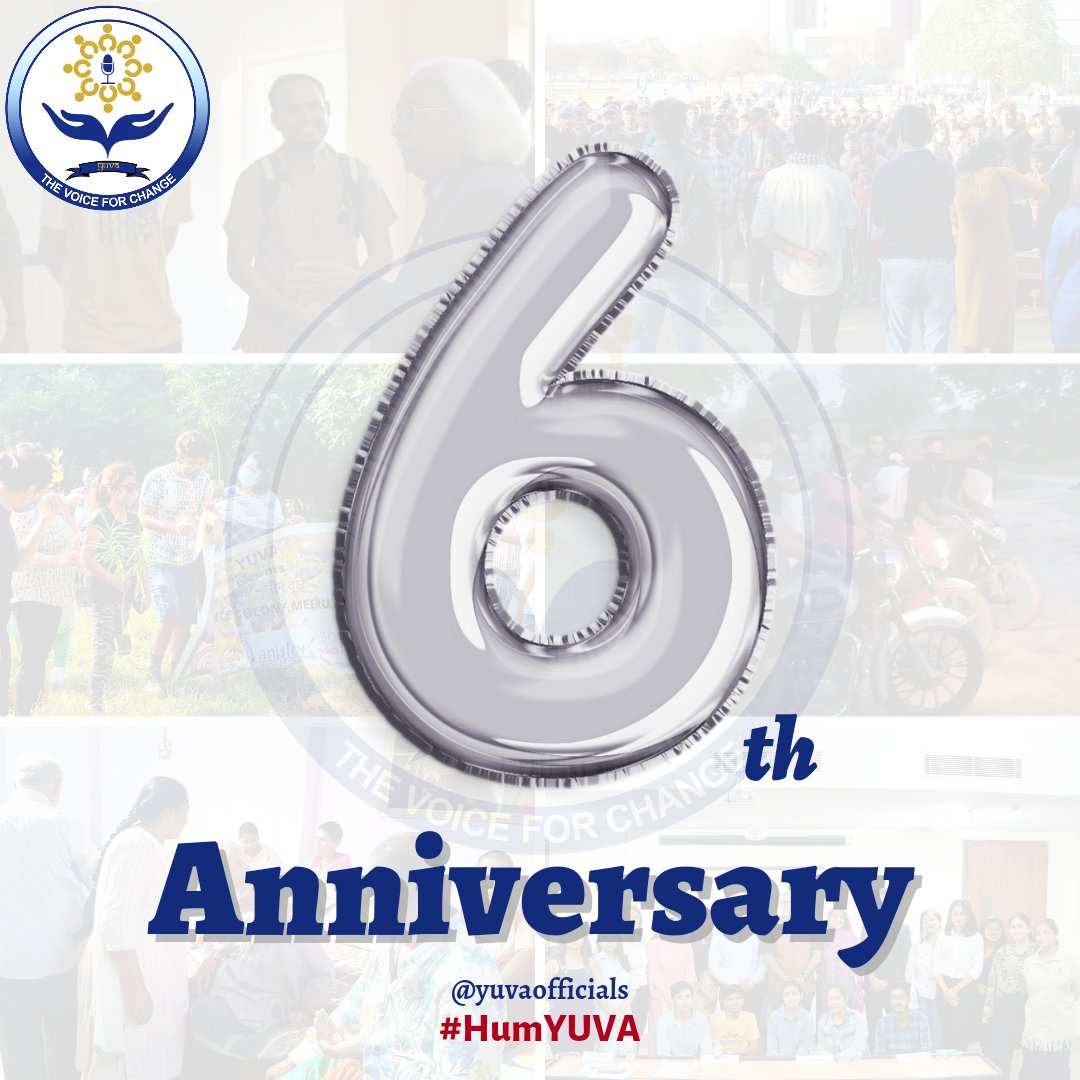 yuvaofficials's tweet photo. Six years of empowering change, shaping tomorrow 🎉

#yuvaofficials
#yuvathevoiceforchange https://t.co/6mo72roYIB