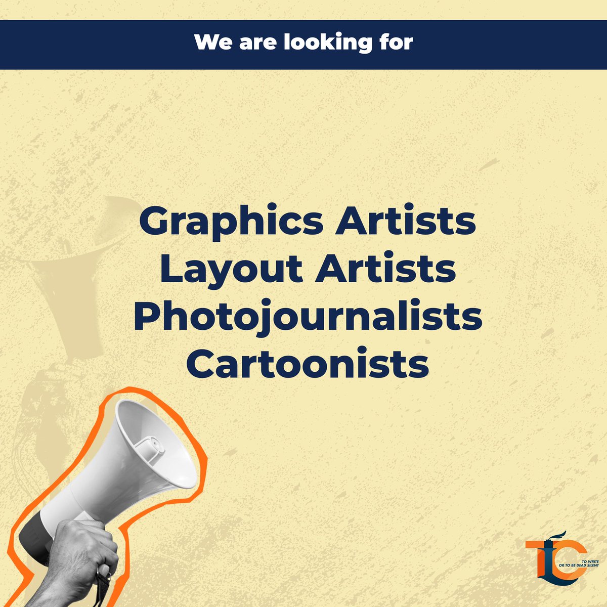 LouisianCourier's tweet photo. Be a TLC member! 📢

The Louisian Courier is thrilled to announce that we are recruiting new campus journalists!

Click the link to register:
https://t.co/nHvfaNzzHh

#ToWriteOrToBeDeadSilent https://t.co/qgpYlpqOgH