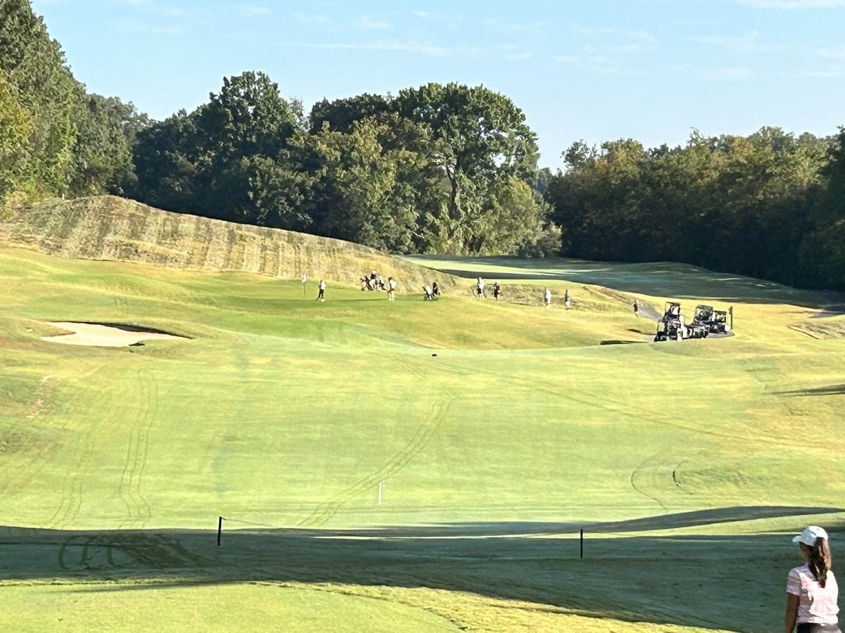 The MHS Lady Rebels golf team is off and running on a beautiful morning at Egwani Farms. <a href="/homeoftherebels/">Maryville Rebels Athletics</a>