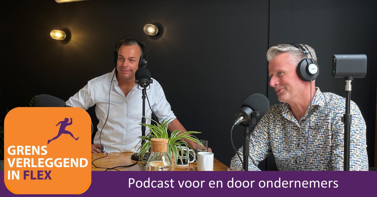 Nieuw: een podcast voor ondernemers in flex, door ondernemers in flex. 

Wat drijft ondernemers, welke grenzen verleggen zij en waar halen ze inspiratie vandaan? Luister naar visies, ideeën en praktische tips: plan4flex.nl/kennis-en-insp…
#slimmerwerken #flexwerk