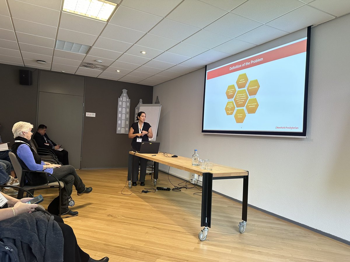 KatherineOHar18's tweet photo. The Cornell Periop Team with a podium presentation and poster prestation at ICPAN in Amsterdam! @a_cabredo @lystra_m #interpreterservice #LCC #patientexperience #nursing #internationalconference https://t.co/ls4angynbQ