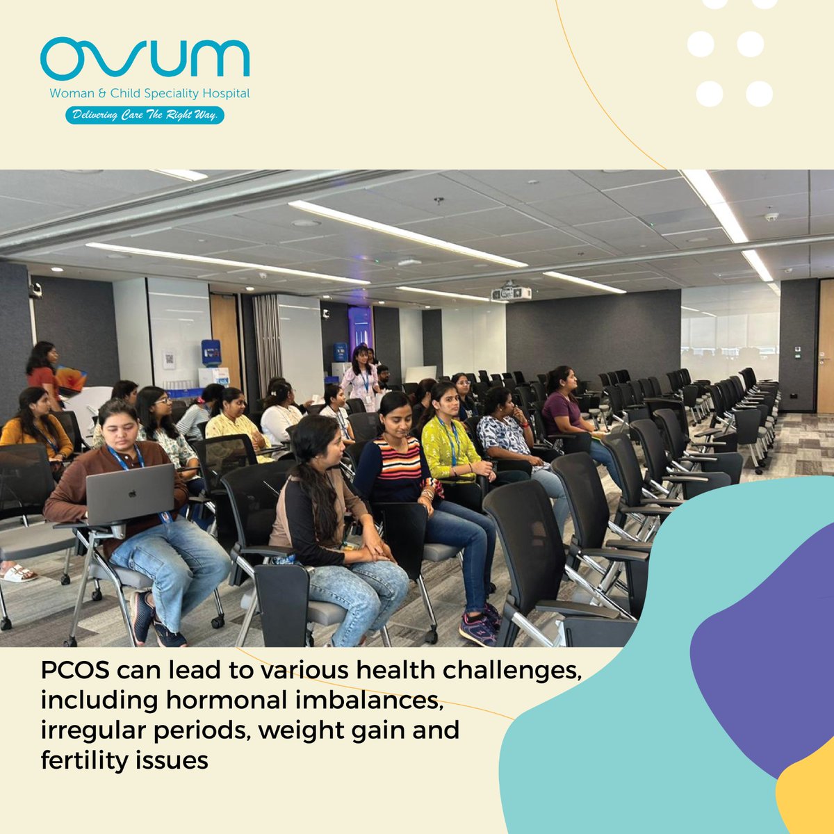OVUMHospitals's tweet image. We are thrilled to share that Dr. Geetha recently conducted an educational program on PCOS awareness titled &quot;Unravelling the Puzzle of PCOS&quot; at Walmart Global Tech.  

#WalmartGlobalTech #PCOSAwareness #PCOS  #ovumwomanandchildcare #ovumneonatal #ovumhospitals #SoComeToOvum