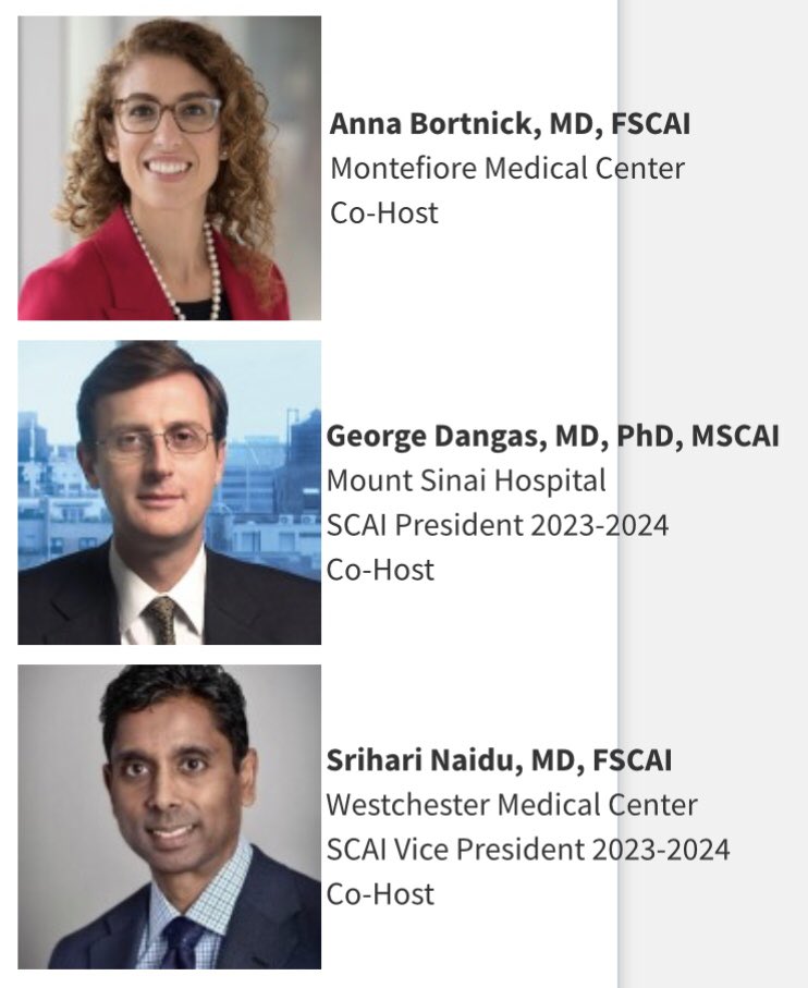 The FIRST @SCAI FIRST NY fellows meeting Thursday Nov 2 in manhattan. IC fellows and cardiology fellows interested in IC. Submit case complications for discussion! Venue: Quality Italian Trophy Room, 7pm Link: scaipro.scai.org/Public/Catalog… @anna_bortnick @scaielm @CardiacConsult