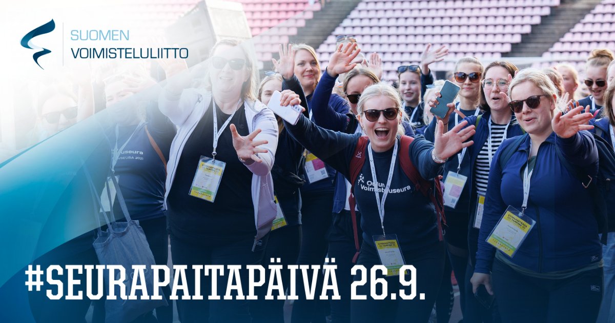 Voimistelu's tweet photo. #seurasydän sykähtelee 💙

330! 👉 Näin monelle jäsenseuralle Voimisteluliiton sydän sykkii erityisesti tänään Seurapaitapäivänä.

📷 Kuvassa (Jukka Hämeenniemi) seurojen suurjuhlaa vuoden 2022 Gymnaestradassa 11 000 jäsenen voimin.

#seurapaitapäivä @Olympiakomitea https://t.co/S5o0WUPYu8