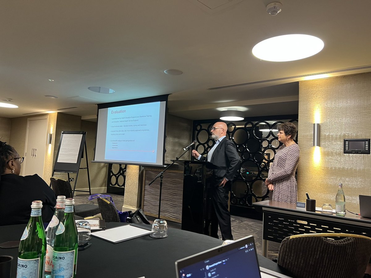 ‘This is undoubtedly a good news story’ <a href="/rgriffinskill/">Professor Richard Griffin MBE</a> discussing his work on the evaluation of the Registered Midwifery Degree Apprenticeship… I wholeheartedly agree! <a href="/sallyashtonmay/">Sally Ashton -May</a> <a href="/HeatherB_RCM/">Heather Bower</a> <a href="/LisaAJesson/">Lisa Jesson</a> <a href="/kerrifeeney1/">Kerri Feeney</a> #RDMA23