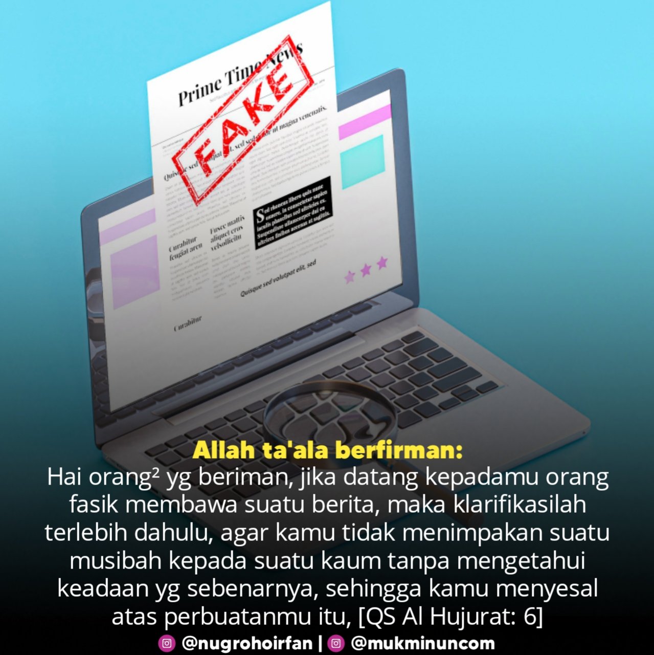 Hujurat 6 tabayun klarifikasi