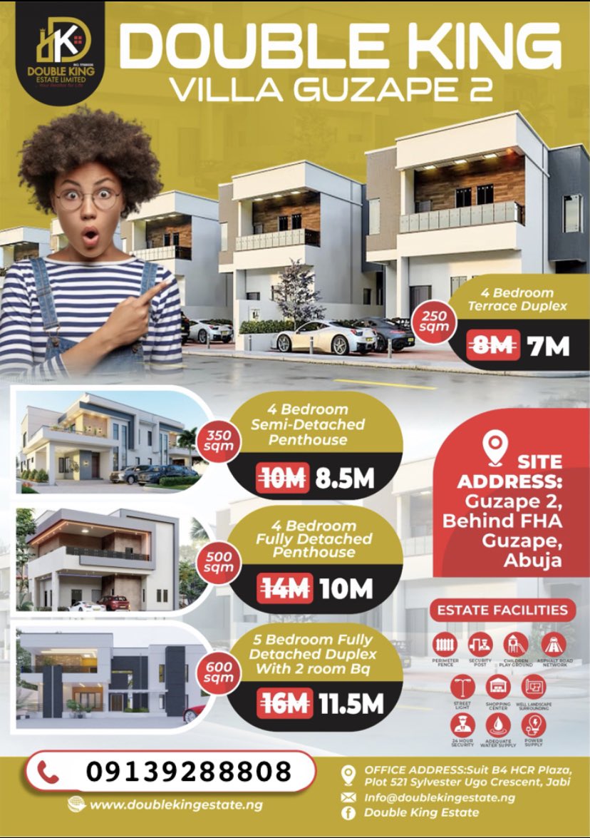 edehdaniel74's tweet photo. @channelstv It’s never too late to invest in real estate #Abujaproperties https://t.co/dWQuUqiwBm
