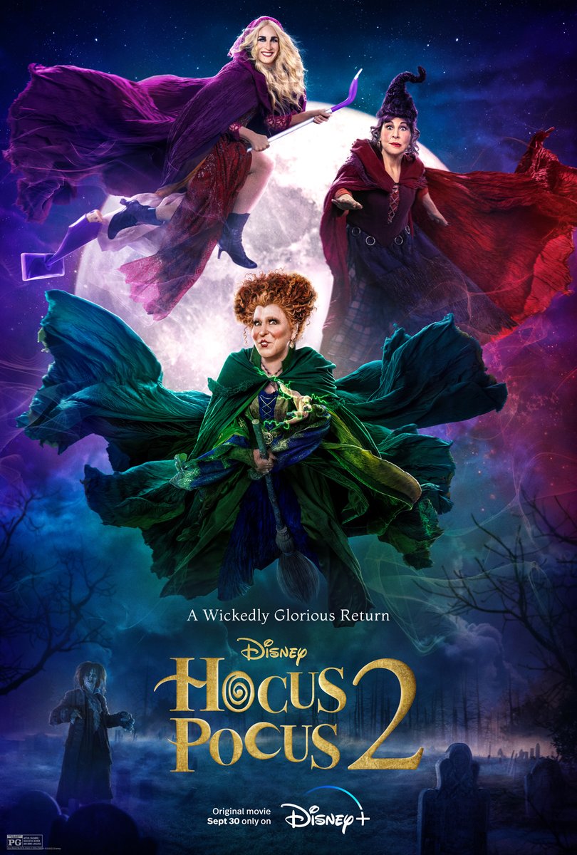 I already had the feeling that I didn't want to see it but, alas, I did and, as I expected, I was very disappointed. There was no need for a sequel at all.

I think a better story could have been written by including the protagonists of the first one. 

#IWatched #HocusPocus2