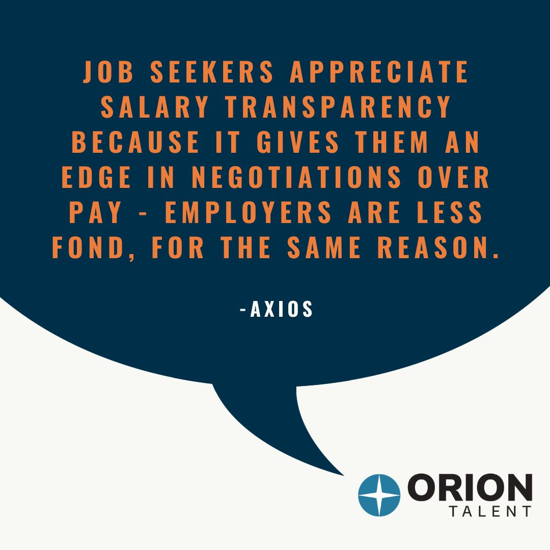OrionTalent's tweet image. Pay transparency laws are becoming increasingly common. Eight states have pay transparency laws in effect currently, with more coming in 2024.

Do these laws make pay equality a reality?

Read more here: axios.com/2023/09/14/sal…

#PayTransparency #WorkforceDynamics #Axios