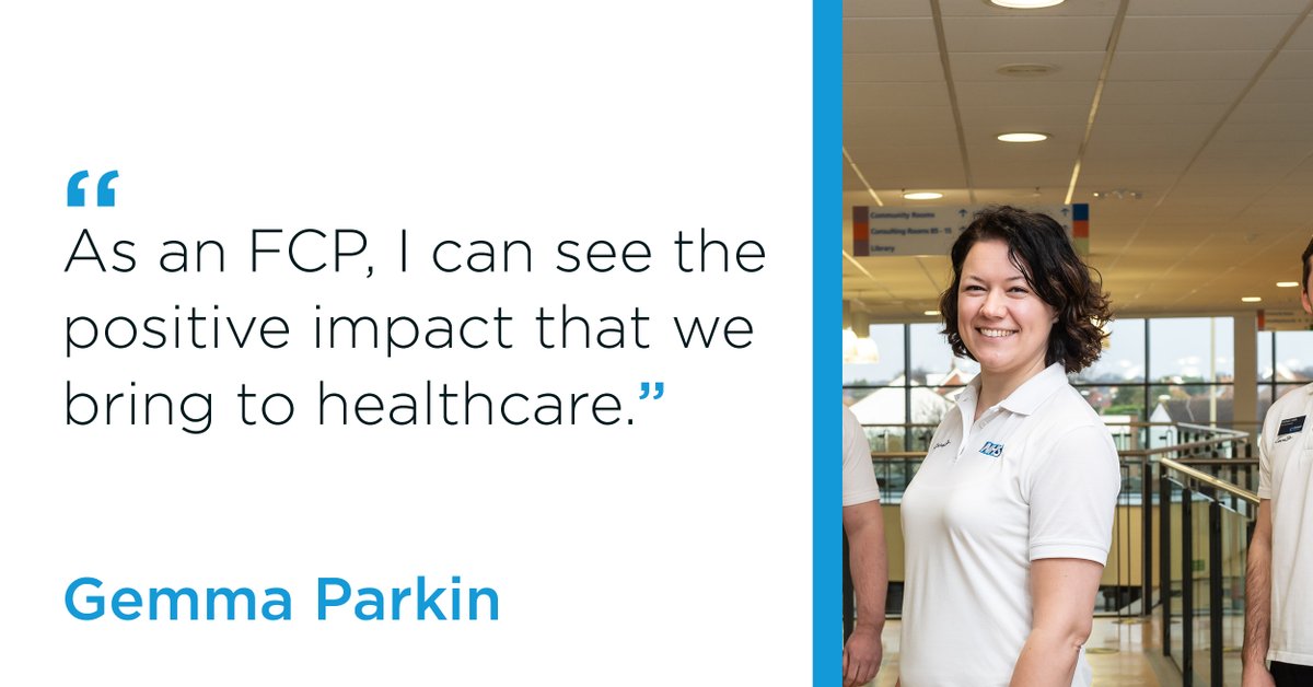 Connect_Health_'s tweet photo. Gemma Parkin, Team Lead and #FirstContactPractitioner, tells us how rewarding it is being an #FCP and how she is able to help patients to see the right people, first time.
Read her full story here: https://t.co/NWirxpjgWZ https://t.co/c7ywwszaGu