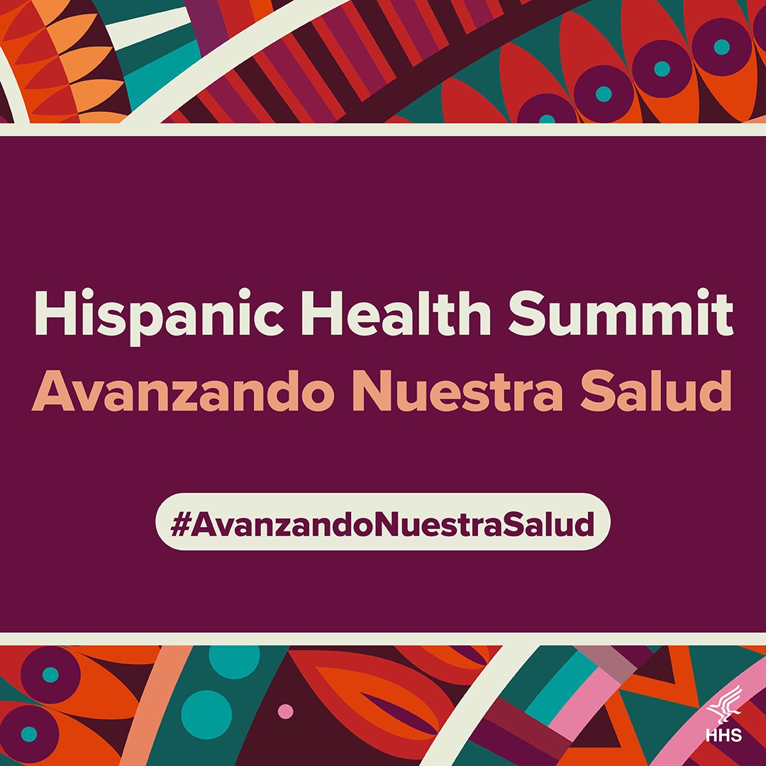 Starting soon! Join us as I provide opening remarks for our HHS Hispanic Health Summit. Watch live here: hhs.gov/live/live-1/in…