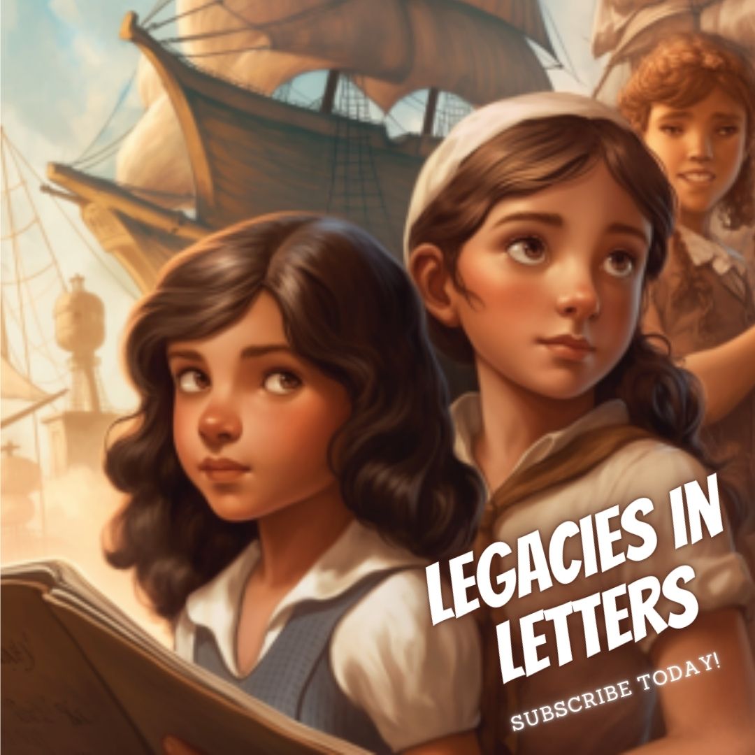 JaneMBellAuthor's tweet image. Calling all young history buffs! 📜 Join me on a captivating journey through time with my &quot;Legacies in Letters&quot; newsletter. Sign up today and receive &quot;Timeless Tides: Monterey Through the Ages&quot; for FREE. 📷subscribepage.io/yYSVNC #HistoryForKids #FreeEbook #HistoricalAdventures…
