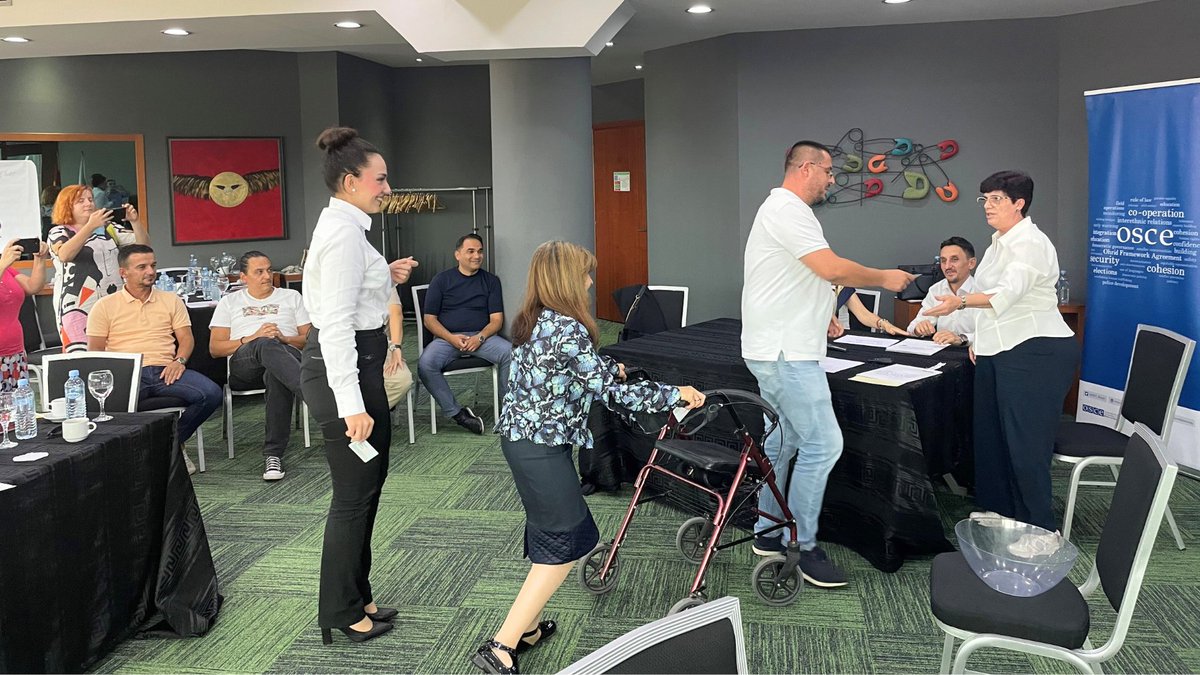 Together with <a href="/Izbori_MK/">ДИК / SEC</a> we've launched a series of training sessions focused on #gender considerations within the electoral process. Our goal? To foster inclusivity &amp; safety.