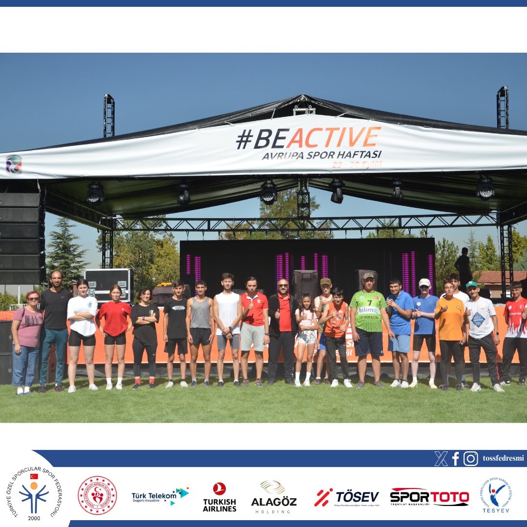 tossfedresmi's tweet photo. #beactive Avrupa Spor Haftası kapsamında Özel Sporcularımız Spor Etkinliklerine katılım gösterdi. #tossfed, #özelsporcular, #downmentalotizm, #sporhaberleri
.
.
. https://t.co/GJElk1xwX6