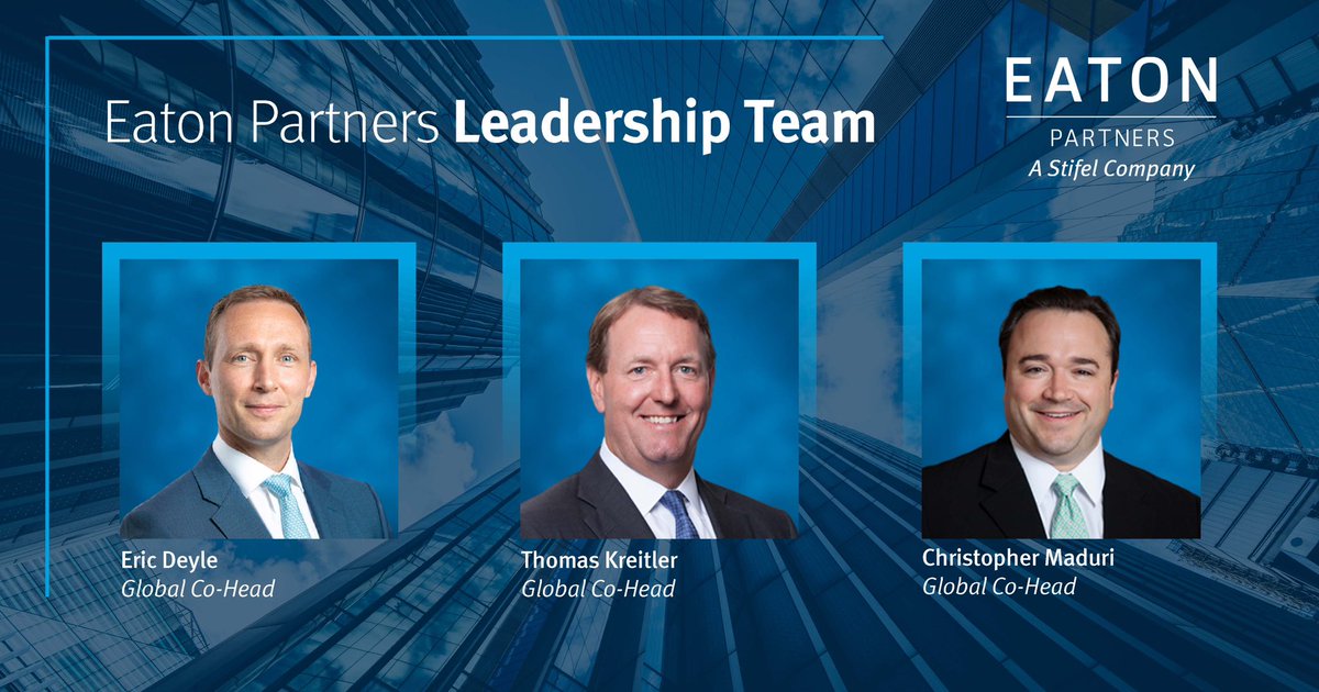 We are pleased to announce key appointments to our leadership team. Eric Deyle &amp; Christopher Maduri will join Thomas Kreitler as Global Co-Heads. Jeff Eaton, currently Global Co-Head with Mr. Kreitler, will transition to Senior Advisor. Read more: 
stifel.com/Newsletters/In…