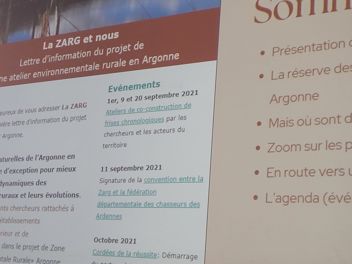 Ravi d'avoir représenté <a href="/GuillaumeGelle/">Guillaume GELLE</a> pour inaugurer la Zone Atelier Argonne, portée par l'<a href="/universitereims/">Université de Reims Champagne-Ardenne</a> et l'@INEE_CNRS, regroupant de nombreux acteurs académiques et socio-économiques de <a href="/RA_GrandEst/">Région académique Grand Est</a>. Bravo à toute l'équipe autour d'E Guillon de l'<a href="/ICMR_UMR7312/">ICMR_UMR7312</a>