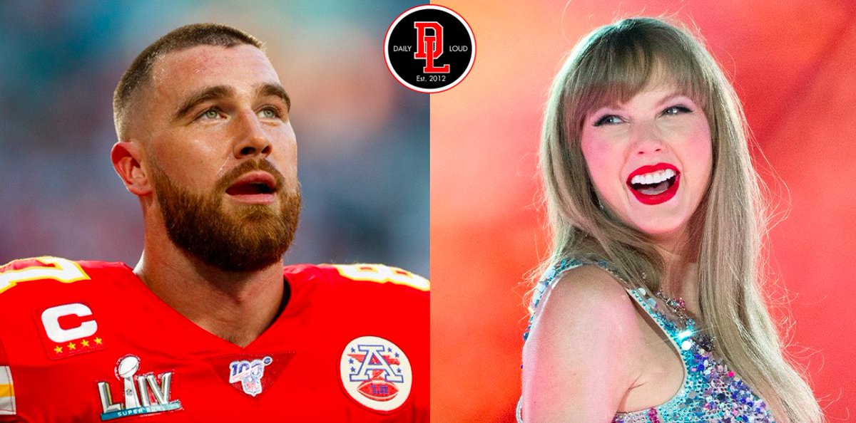 DailyLoud's tweet image. Travis Kelce jerseys reportedly jumped 400% in sales after Taylor Swift attended Chiefs game