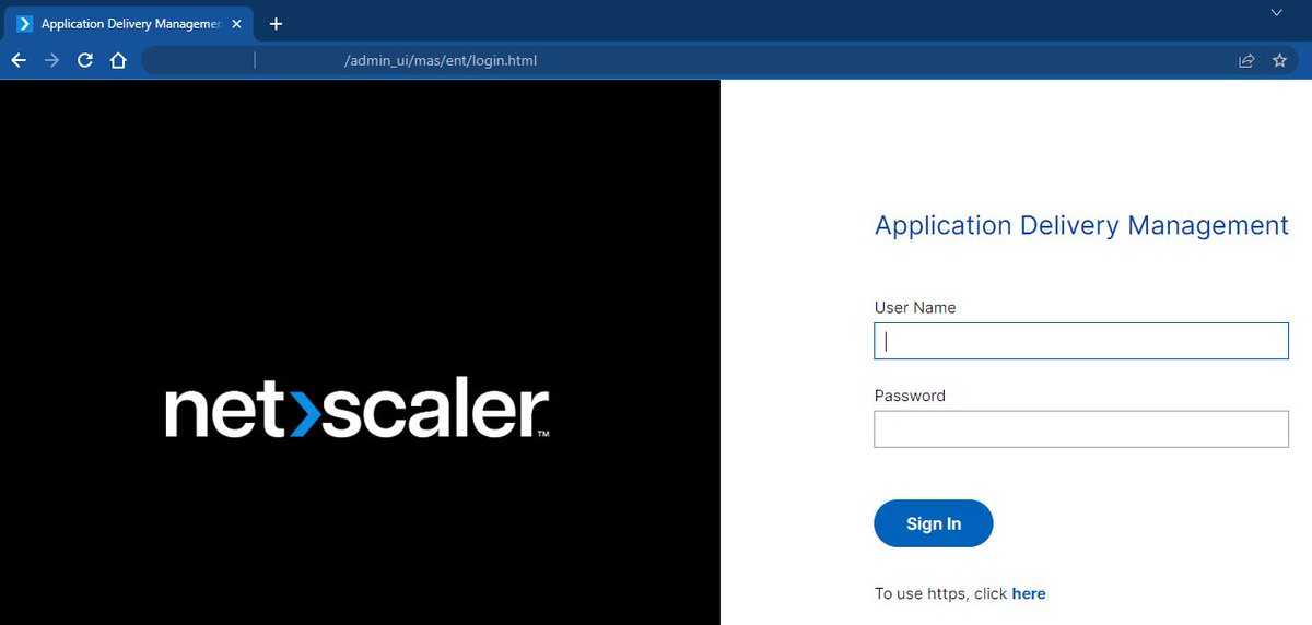 Well hello there, the UI is looking miiiighty fine! #NetScaler #ApplicationDelivery