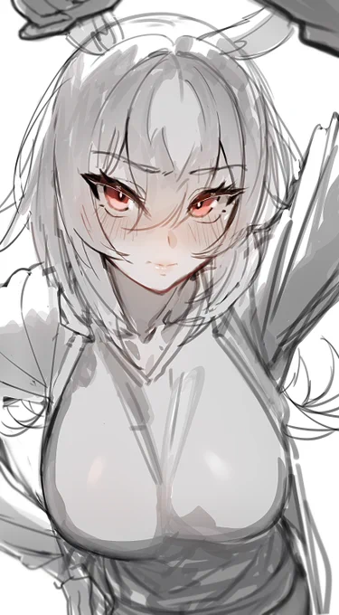 赤面顔 