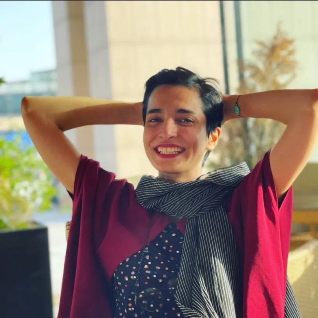 Fr_Bechieau's tweet photo. #SamanehAsghari, militante des droits des enfants, a été de nouveau arrêtée le 14 septembre par la police iranienne. Sans nouvelle d’elle depuis, nous exigeons sa libération immédiate ! #Iran #IranRevoIution #MahsaAmini #JinaMahsaAmini #FemmeVieLiberté @IranIntl @alliance_femmes https://t.co/knE0959OHR