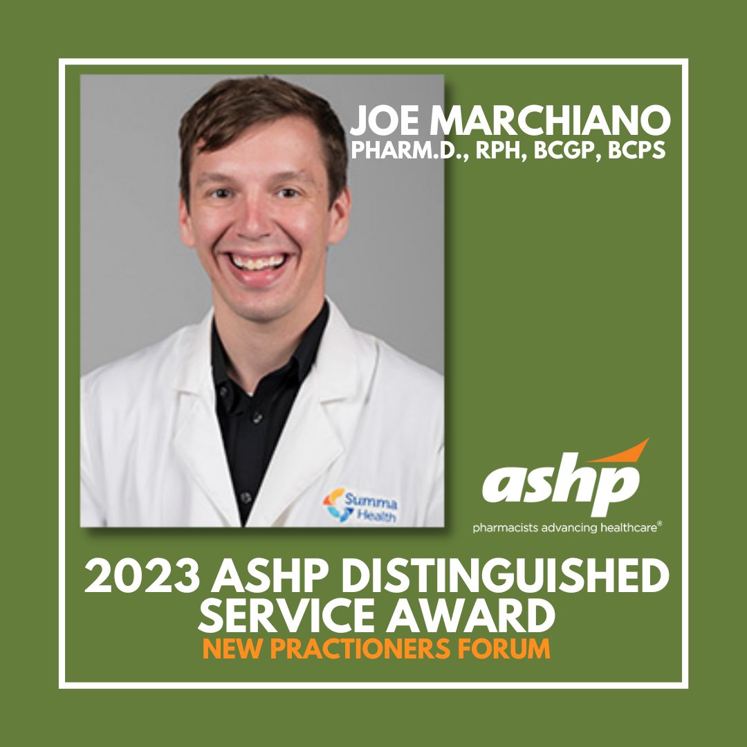 neomedcop's tweet photo. Congratulations, Dr. Joe Marchiano, for receiving the @ASHPOfficial Distinguished Service Award! The recipients of these awards truly represent the best that the ASHP membership and pharmacy profession has to offer. 

#ASHP #pharmacypractice #pharmacists #geriatrics @ASHP_NPF https://t.co/covxjw3duH