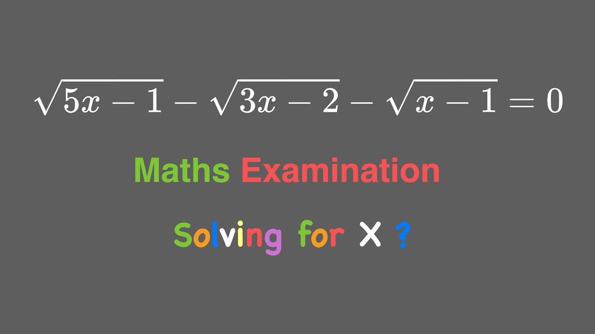 therhythmofmath's tweet photo. Solving Simple Radicals Equation | Find X
#maths #radicalequations #sqrt
https://t.co/aqnCKGIZFX via @YouTube @Apple @GoodnotesApp https://t.co/ZhbxFPxuaE