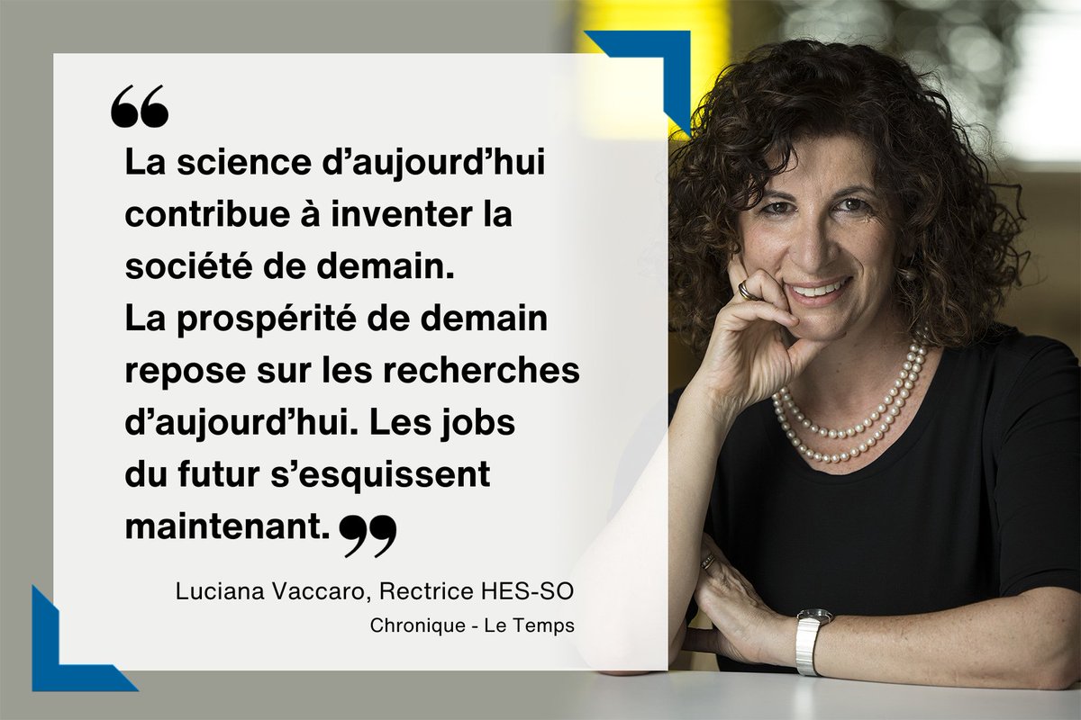 HES-SO (@hes_so) on Twitter photo 🗞️ Notre #société n’est pas le fruit de ses oppositions, mais de ses additions. Il en va de même pour la #recherche et la #formation, nous le rappelle LucianaVaccaro_ dans sa chronique <a href="/LeTemps/">Le Temps</a>.  
➡️ Article complet (en libre accès) : ow.ly/31r550PPFLB 🗞️ Notre #société n’est pas le fruit de ses oppositions, mais de ses additions. Il en va de même pour la #recherche et la #formation, nous le rappelle LucianaVaccaro_ dans sa chronique <a href="/LeTemps/">Le Temps</a>.  
➡️ Article complet (en libre accès) : ow.ly/31r550PPFLB