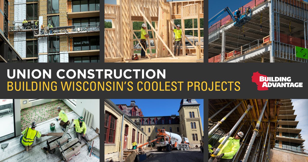 Union #registeredapprenticeship and a career in the union trades gives you the opportunity to work on Wisconsin's most exciting projects from schools to stadiums and everything in between. Learn more about career opportunities in the building trades: buildingadvantage.org/what-is-an-app…
