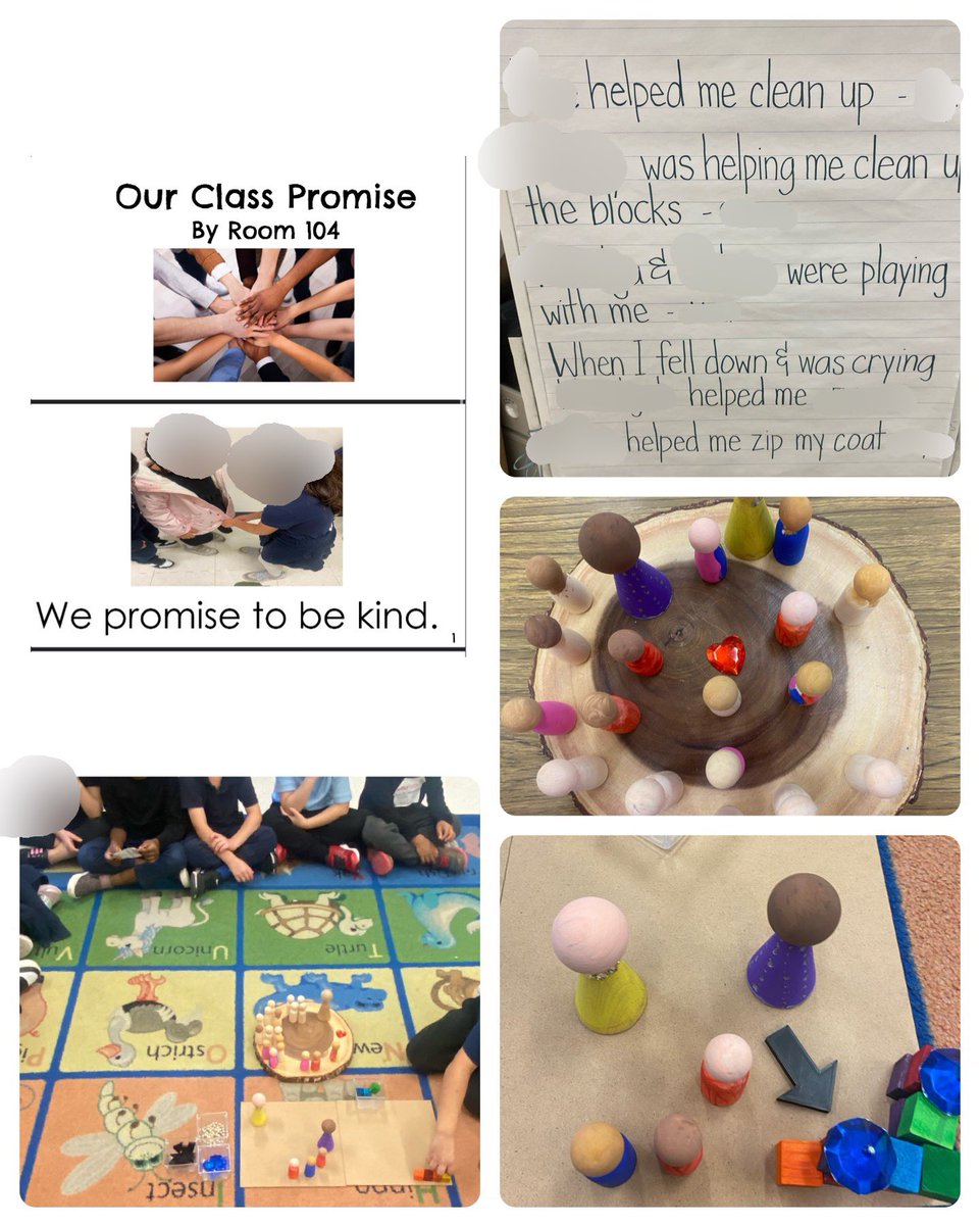 Ms_Clarke7's tweet photo. We are jumping into Shared Reading using a part of our #cocreated promise and our #looseparts. Using the looseparts learners shared about a time where a classmate was kind. @JungchoiP @tdsb @EarlyYearsTDSB #earlyyears @LC2_TDSB #studentvoice #tdsb https://t.co/kSfPI9hGsP