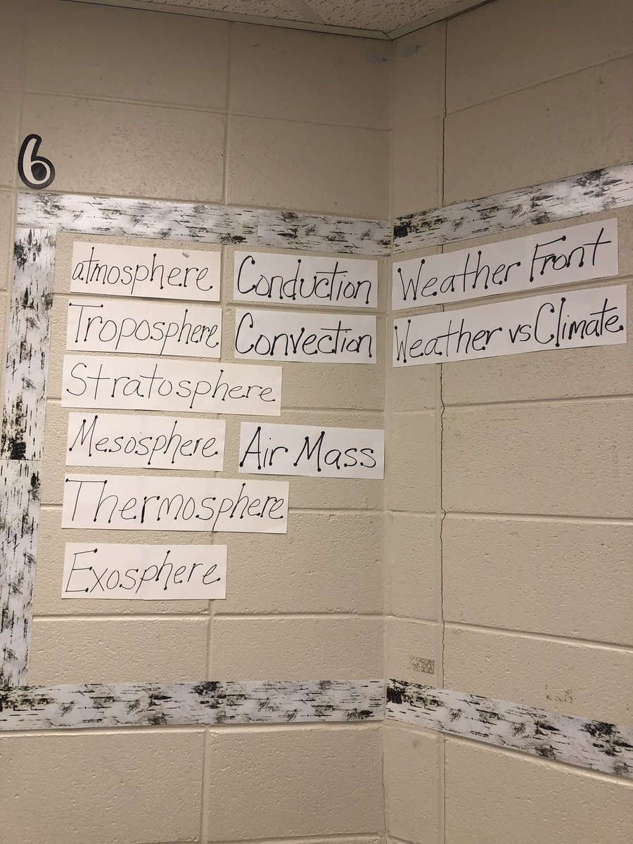 pbj4ua's tweet photo. 6th and 7th grade science vocabulary Word Walls. Intentionally teaching strong vocabulary skills is necessary to science instruction. #AMSTIworks https://t.co/VGYBI3lrYU