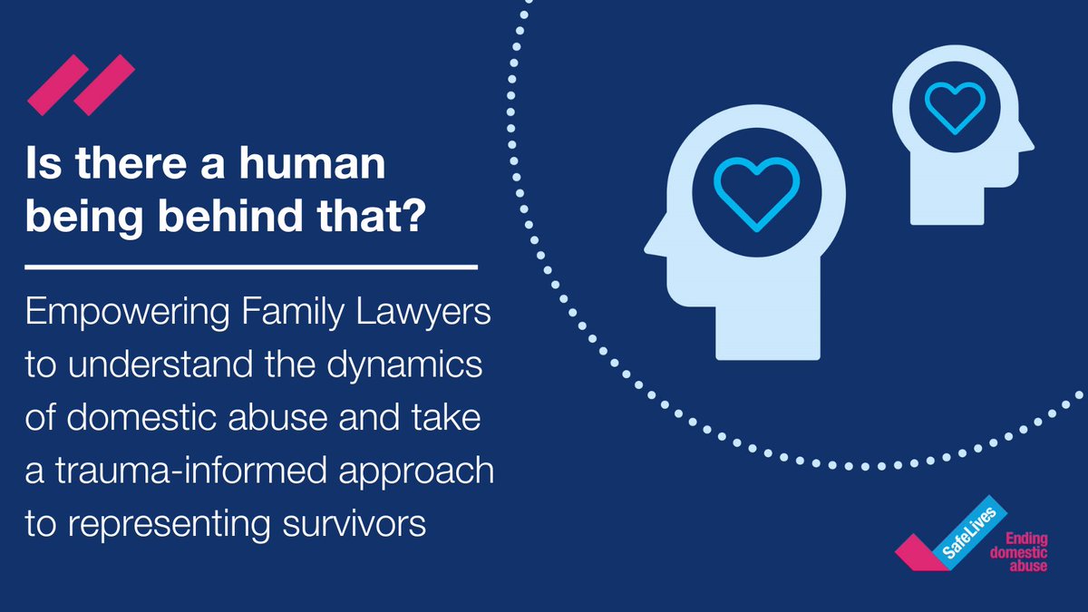 🧵80% of legal practitioners say #FamilyCourt retraumatises victims of #DomesticAbuse. Our new report details the transformative impact of domestic abuse training for family lawyers. safelives.org.uk/sites/default/…
