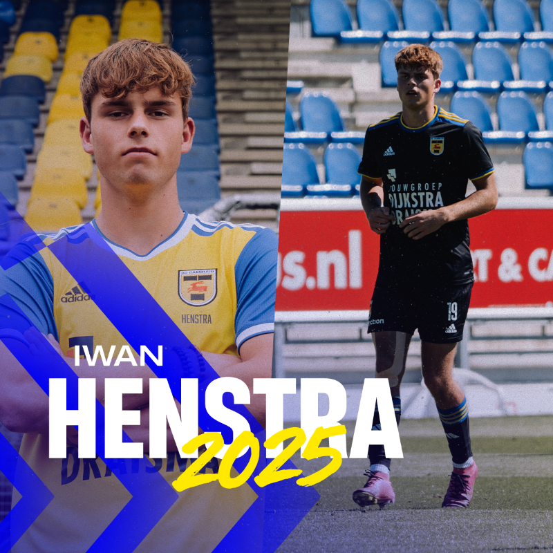 SCCambuurLwd's tweet photo. 𝐈𝐰𝐚𝐧 𝐇𝐞𝐧𝐬𝐭𝐫𝐚 ⇢ 2️⃣0️⃣2️⃣5️⃣➕1️⃣ ✍️

Van harte proficiat en zet hem op! 💛💙

#CambuurJeugdKomtEraan