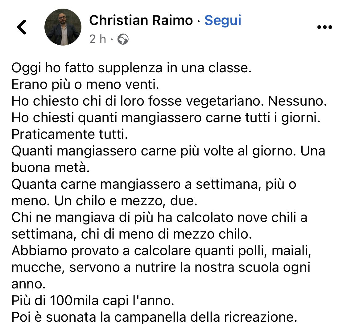 9 kg di carne a settimana: manco a Tana delle Tigri mangiavano così tanto.
Insegna agli incursori della Marina evidentemente