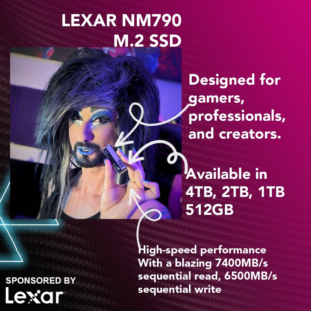 It's not too late to enter the @lexargaming_eu prize draw to win a NM790 M.2 SSD (although time is running out)! 

All you need to do is type !enter in my Twitch chat to be in with the chance of winning

The prize draw is happening on Friday! 🥳

[ad]